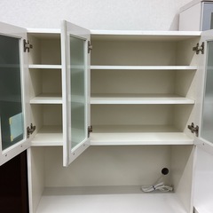 【取りに来られる方限定！！】ニトリ レンジボード ３枚扉 ホワイトの画像