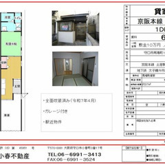 ☆1ＤＫ ☆プロフ必読☆初期費用を安くしたい方いらっしゃい…