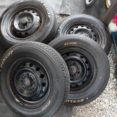 🆕2019年DUNLOP製155/80R13タイヤ&ホイール4本...