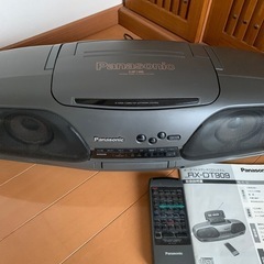 Panasonic ポータブルステレオCDシステムRX-DT909 取扱説明書