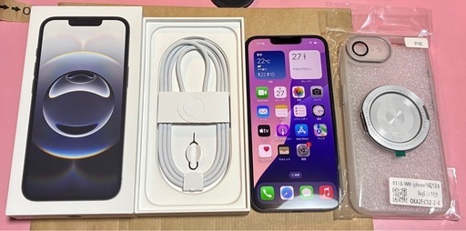 GW価格　超美品　Apple iPhone16e SIMフリー　ブラック