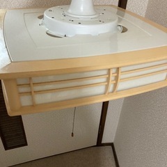 和風照明　天井　角形