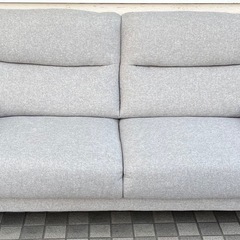 M【中古品】ニトリ NITORI 3人掛け 布張り ソファ MK...
