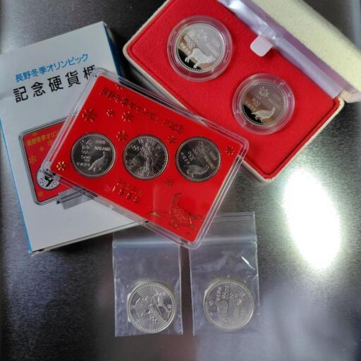 1998年長野オリンピック記念硬貨5000円・500円 - メルカリ