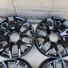 17インチ RAYS DAYTONA FDX-F6 6穴 ハイエース キャラバン ハイラックス ランクルの画像