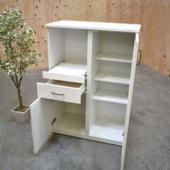 ≪zyt2076ジ≫ ニトリ レンジボード コパン T 80MRB WH ③ 白