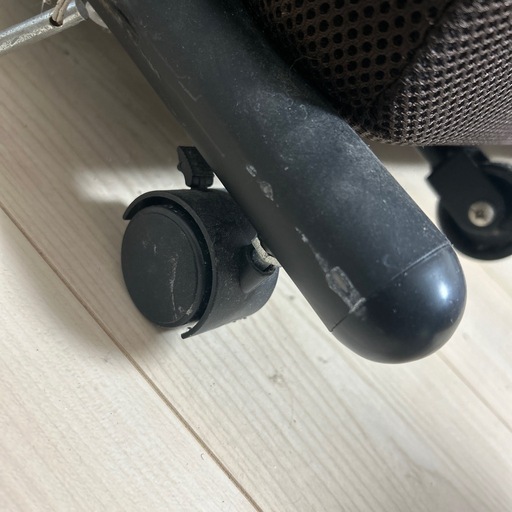 折りたたみベッド　ブラウン