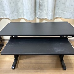 CYBER-GROUND ゲーミングデスク ロータイプ 90cm の画像