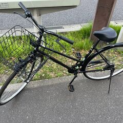 自転車　No.238　ブラック　シティサイクル　27インチ　アフ...