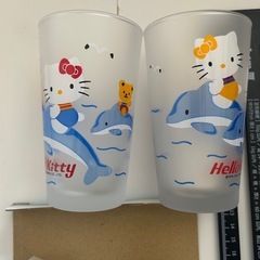 非売品　SANRIO ハローキティ　Hello Kitty ペアグラスセットの画像
