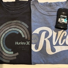 新品デオドラントAXEアックス &HurleyとRVCA Tシャ...