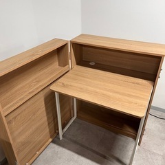 残り1台！折りたたみ可能ボックスデスクの画像