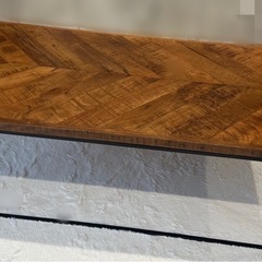 【早い者勝ち❗️】【ローテーブル】ライフファニチャー　HERRINGBONE TABLEの画像