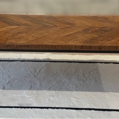 【早い者勝ち❗️】【ローテーブル】ライフファニチャー　HERRINGBONE TABLEの画像