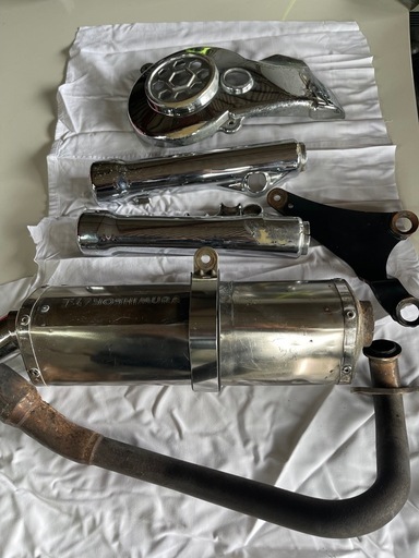 v125 ヨシムラ　メッキパーツ