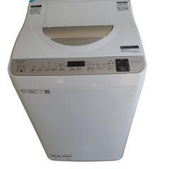 【売ります】シャープ　洗濯機　5.5kg　ES-TX5E-S　2020年製