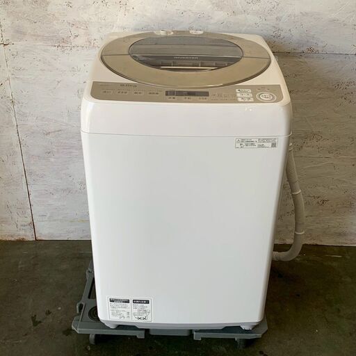 SHARP】シャープ 縦型洗濯機 ES-KSV9C-N 9.0kg 2019年製 全自動