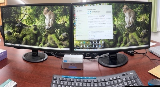 ⭐️2画面⭐️デスクトップPCセット⭐️Intel N95⭐️