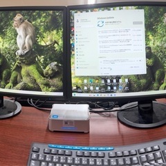 ⭐️2画面⭐️デスクトップPCセット⭐️Intel N95⭐️の画像