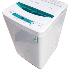 ヤマダ電機オリジナル　全自動電気洗濯機　(4.5kg) HerbRelax YWM-T45A1(W)の画像