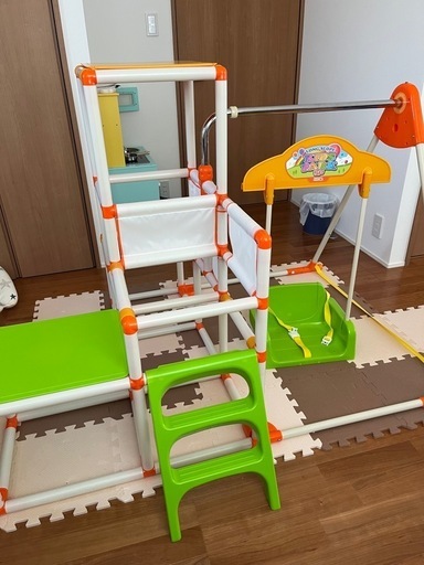 折りたたみキッズパークSP ジャングルジムブランコ滑り台鉄棒 折りたたみキッズパークSP ジャングルジムブランコ滑り台鉄棒