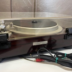 Pioneer PL-50L Ⅱ Quartz-PLL ダイレクト ドライブ ステレオ レコードプレイヤー カートリッジ  /  AT150E 付属 動作確認済 音出しOK ③の画像