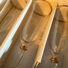 アンティーク代付き シャンパン ワイングラス 5脚セット
の画像