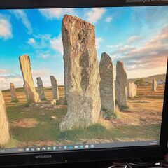 PCモニター 三菱 23インチ　ジャンクの画像