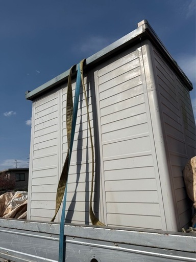 決まりました　
物置、倉庫