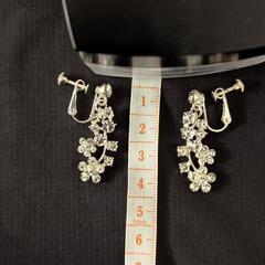 【美品/ほぼ未使用】ブライダルイヤリングの画像