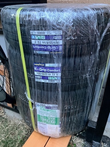 値下げ　新品　軽四タイヤグッドイヤー