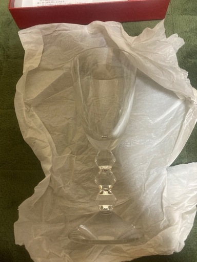 4/28.29引取り出来る方13000円で大丈夫です。Baccarat-バカラベガ　ワイングラスペア未使用