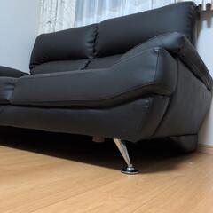 革製  2人掛けソファ  ペット専用  引っ掻きに強い！！の画像