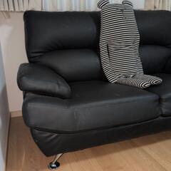 革製  2人掛けソファ  ペット専用  引っ掻きに強い！！の画像