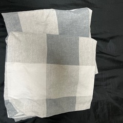 枕カバー　チェック　2枚の画像