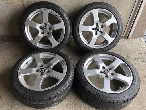 フォルクスワーゲン　ゴルフ　17インチ　 タイヤ、ホイールセット