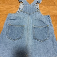 petit main デニムサロペットの画像