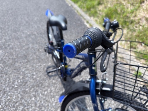 自転車　24インチ　青