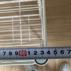 【取引中】スチールラック白　2台の画像