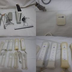 【動作確認済】Nintendo Wii 本体 + リモコン他 + ソフト8本 ゲーム の画像