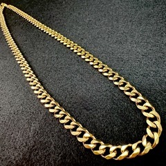 *《ゴールド》*ステンレス＊喜平チェーンネックレスSST 
