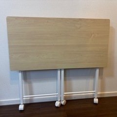 ニトリ 折り畳みテーブル 折り畳み机の画像