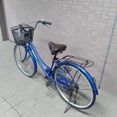 即納！最大半額！ 送料無料相談可！26インチ自転車！ブルー！ 練馬の (agcykc) 自転車本体