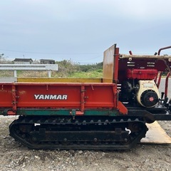 ヤンマー 運搬車 CG120 クローラー　5馬力　積載量500kg キャタ　運搬機　林業　農業　運搬 の画像