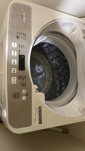 5/1までSHARP 洗濯機 ES-GA4B 4.5kg 2018年製 引き取り希望 5/1までSHARP 洗濯機 ES-GA4B 4.5kg 2018年製 引き取り希望