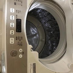 5/1まで　SHARP 洗濯機 ES-GA4B 4.5kg 2018年製 引き取り希望！の画像