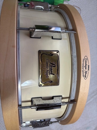 Pearl スネアドラム classic maple/YAMAHA Vintage Hoop 