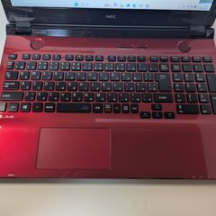 中古パソコンNEC赤Core i5SSD500GB★Windows11の画像