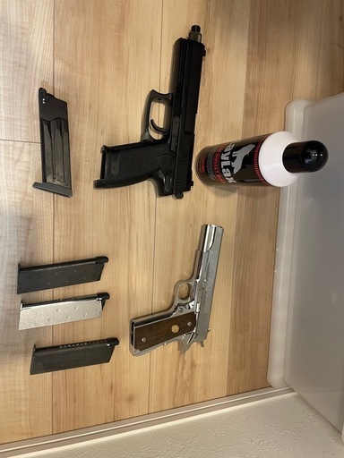 値下げ中エアガン等