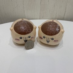 【定価譲渡】貯金箱くりまんじゅう×2の画像